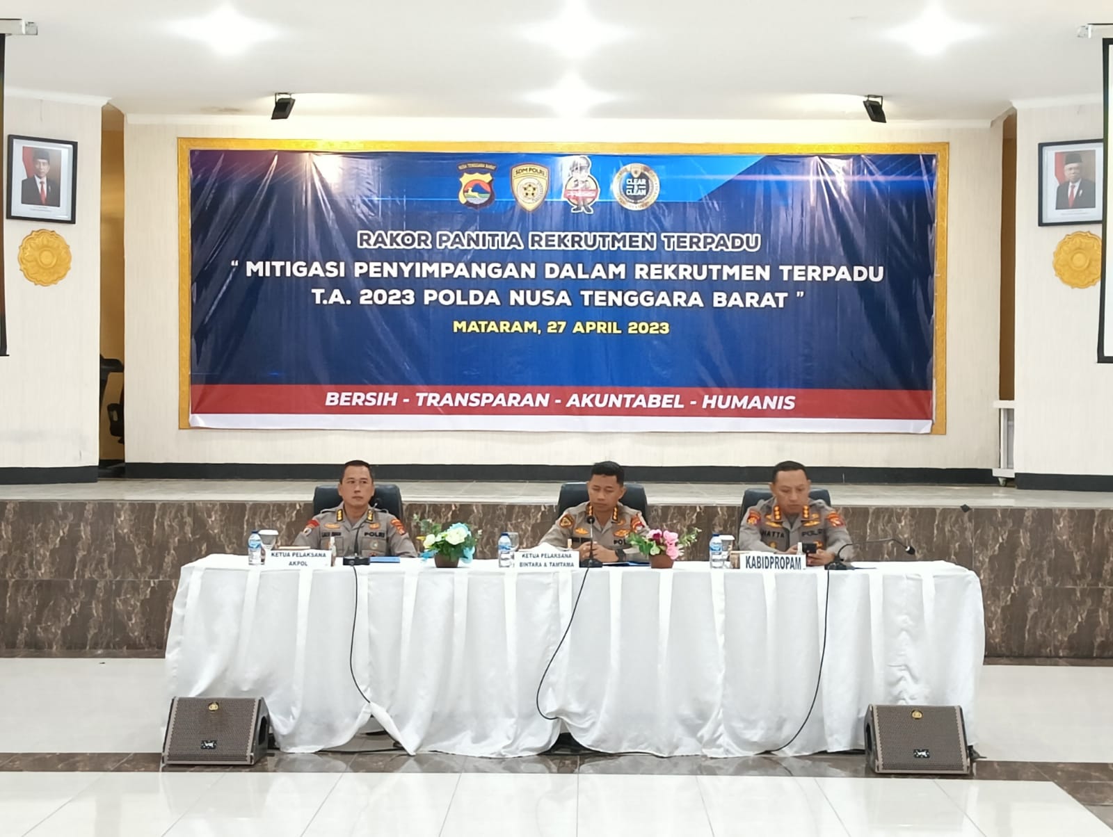 Cara Biro SDM Polda NTB Pastikan Proses Rekrutmen Terpadu 2023 Bebas Kecurangan
