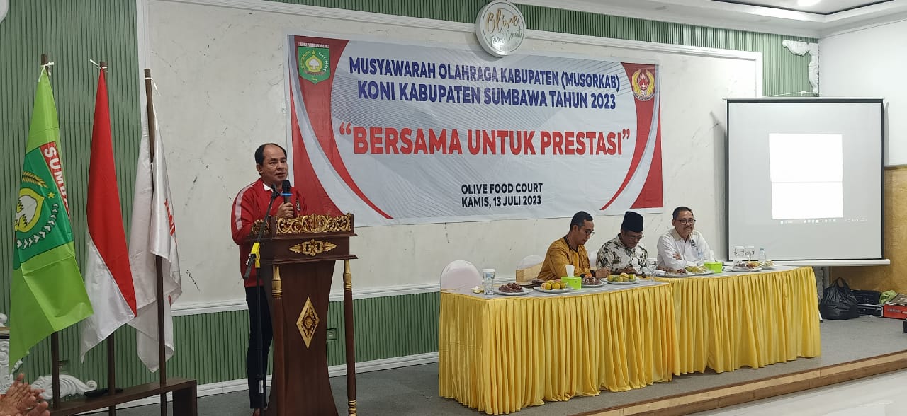 Rafiq Nahkoda Baru KONI Sumbawa Rafiq Nahkoda Baru KONI Sumbawa