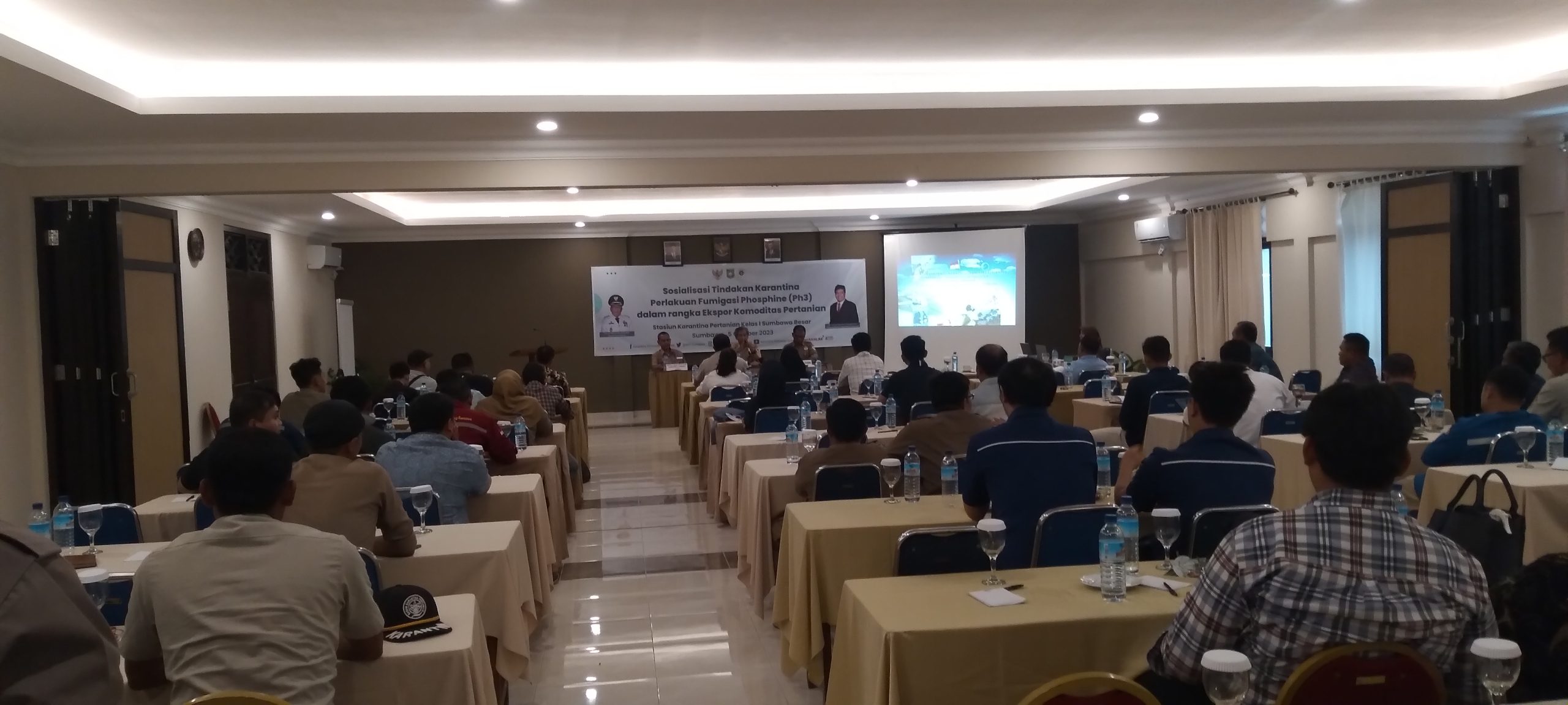 Karantina Sumbawa Sosialisasikan Perlakuan Fumigasi Phosphine  dalam Ekspor Komoditas Pertanian