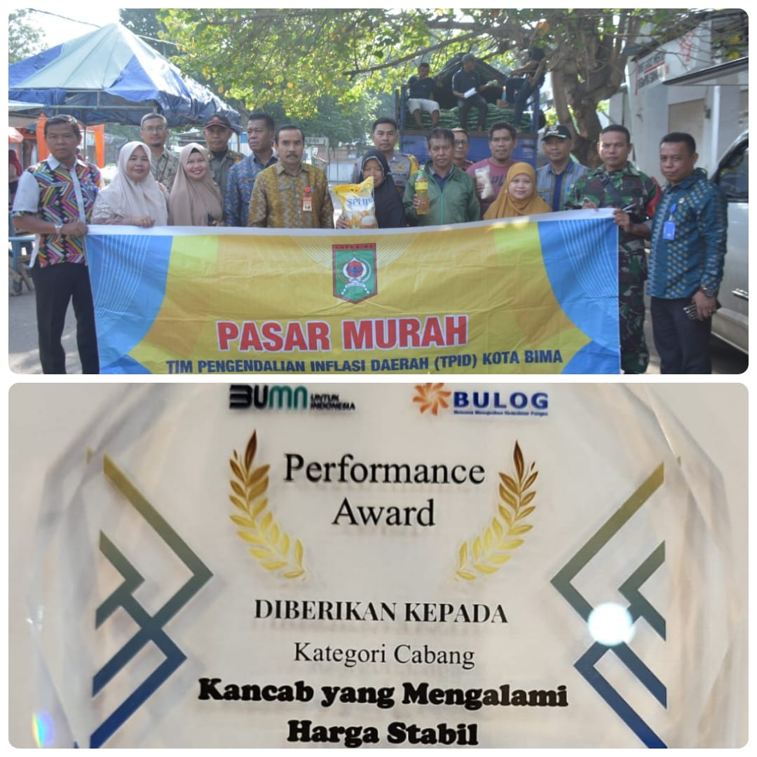 Dinilai Berhasil Stabilkan Harga Beras, Bulog Bima Diapresiasi Pusat dengan Performance Award 2023 Dinilai Berhasil Stabilkan Harga Beras, Bulog Bima Diapresiasi Pusat dengan Performance Award 2023