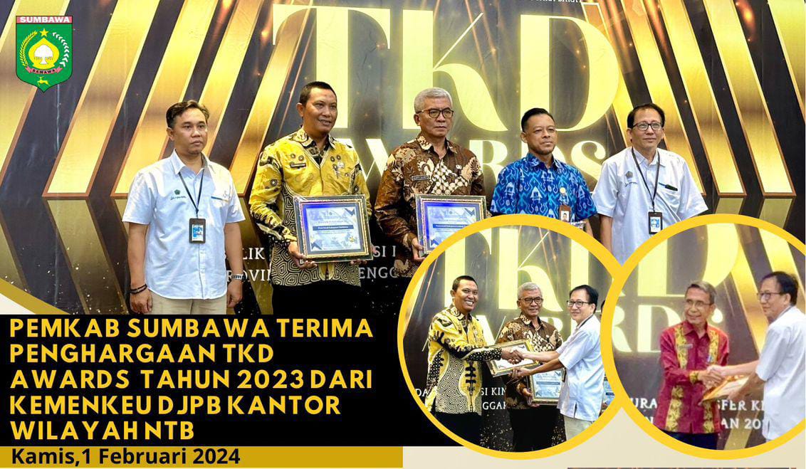 Sumbawa Raih Penghargaan TKD dari Kemenkeu Sumbawa Raih Penghargaan TKD dari Kemenkeu