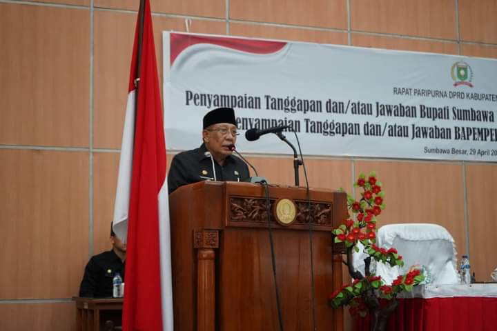 Bupati Sampaikan Jawaban atas Pandangan Umum Fraksi DPRD