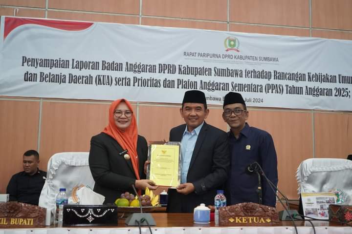 Banggar DPRD Sumbawa Paripurnakan Rancangan KUA-PPAS 2025