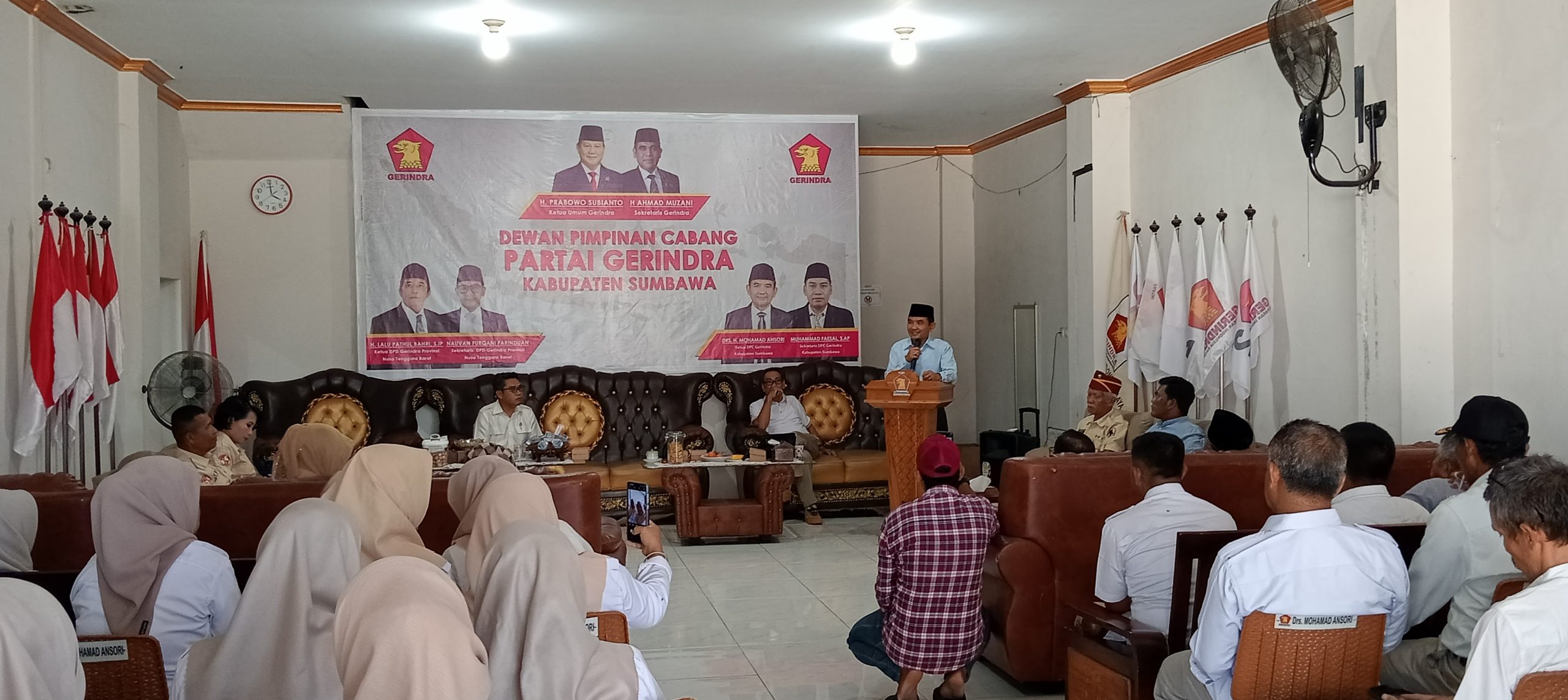 Konsolidasi Pra Deklarasi, Ketua Gerindra Sumbawa Instruksikan Struktur Partai Bergerak Memenangkan Jarot-Ansori