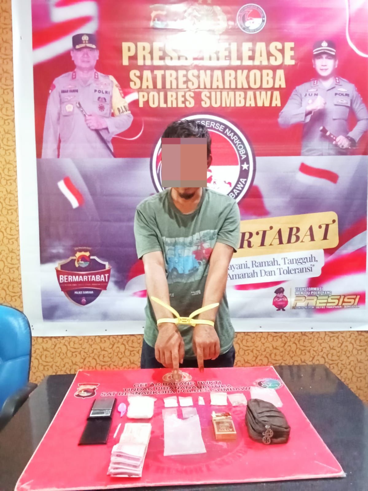 Miliki Sabu dan Inex, Warga Alas Ditangkap Miliki Sabu dan Inex, Warga Alas Ditangkap