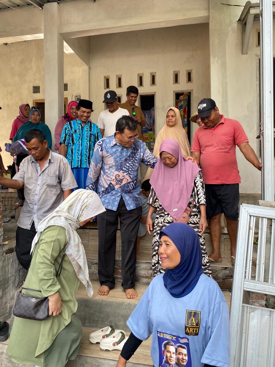 H. Jarot Mohon Doa Restu Warga Utan