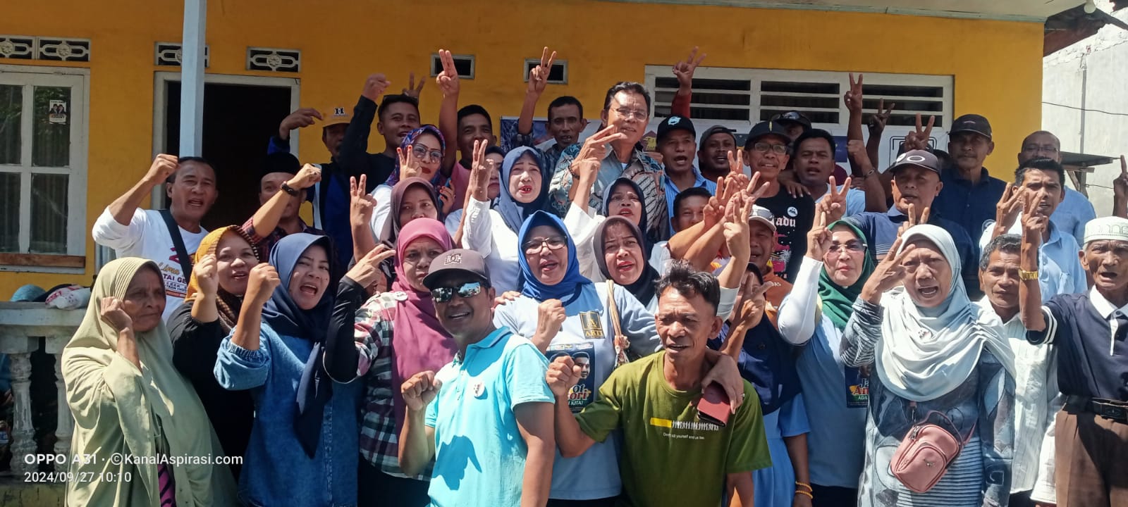 Dikukuhkan, Tim Pemenangan Kecamatan Utan Siap Bergerak Menangkan Jarot-Ansori