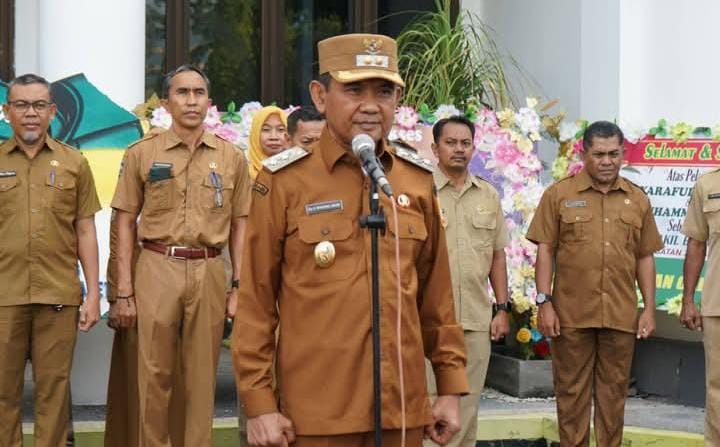 Pimpin Apel Perdana, Wabup H. Ansori Tekankan Integritas ASN