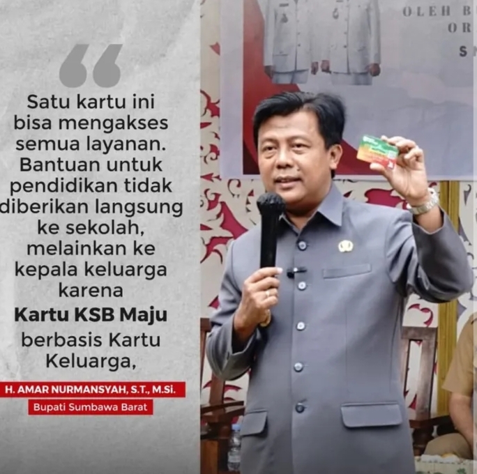 Bupati: Bantuan Uang Pangkal Program KSB Maju Bukan Bantuan Beasiswa