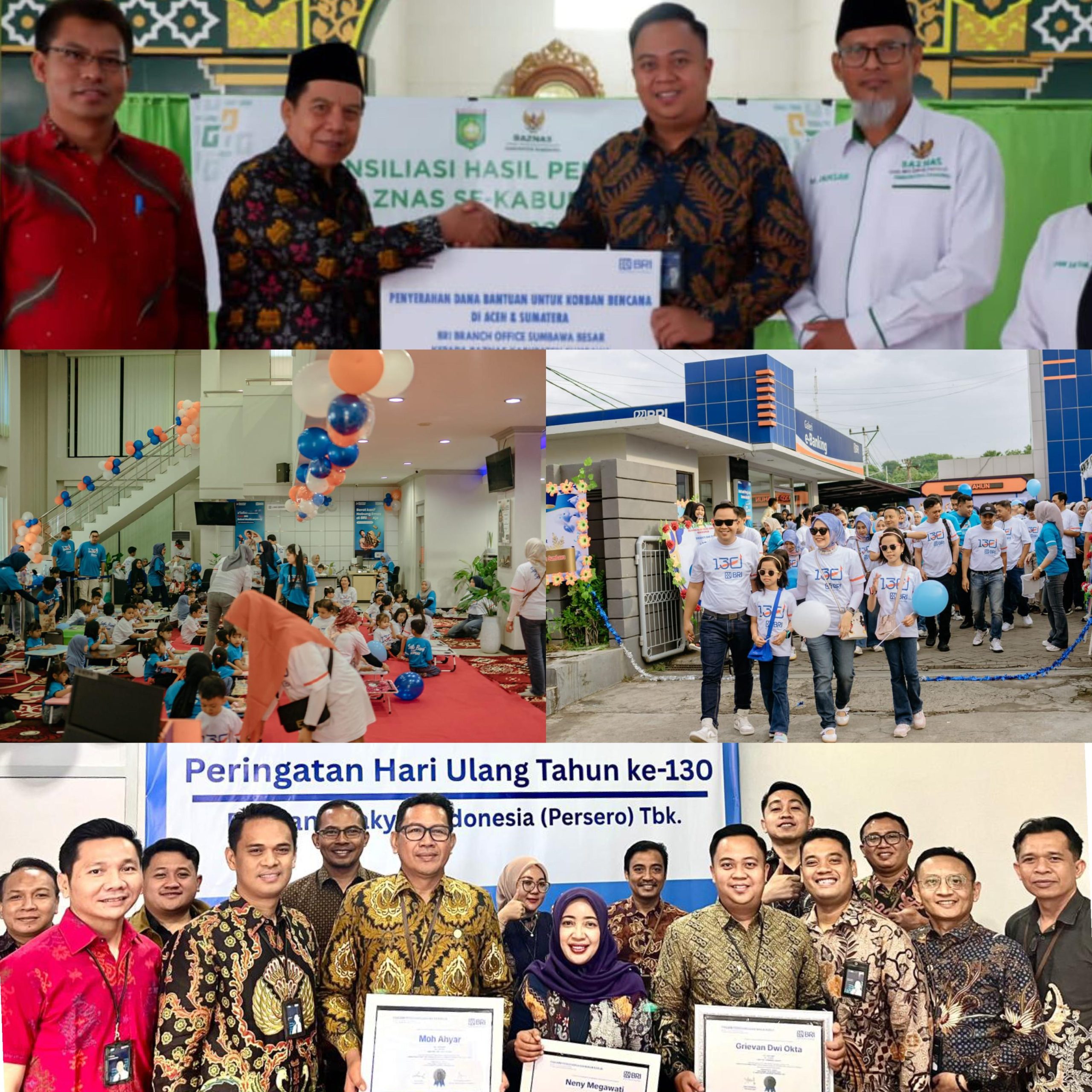 Peringati HUT BRI ke-130 di Sumbawa, dari Kegiatan Internal Hingga Aksi Kemanusiaan