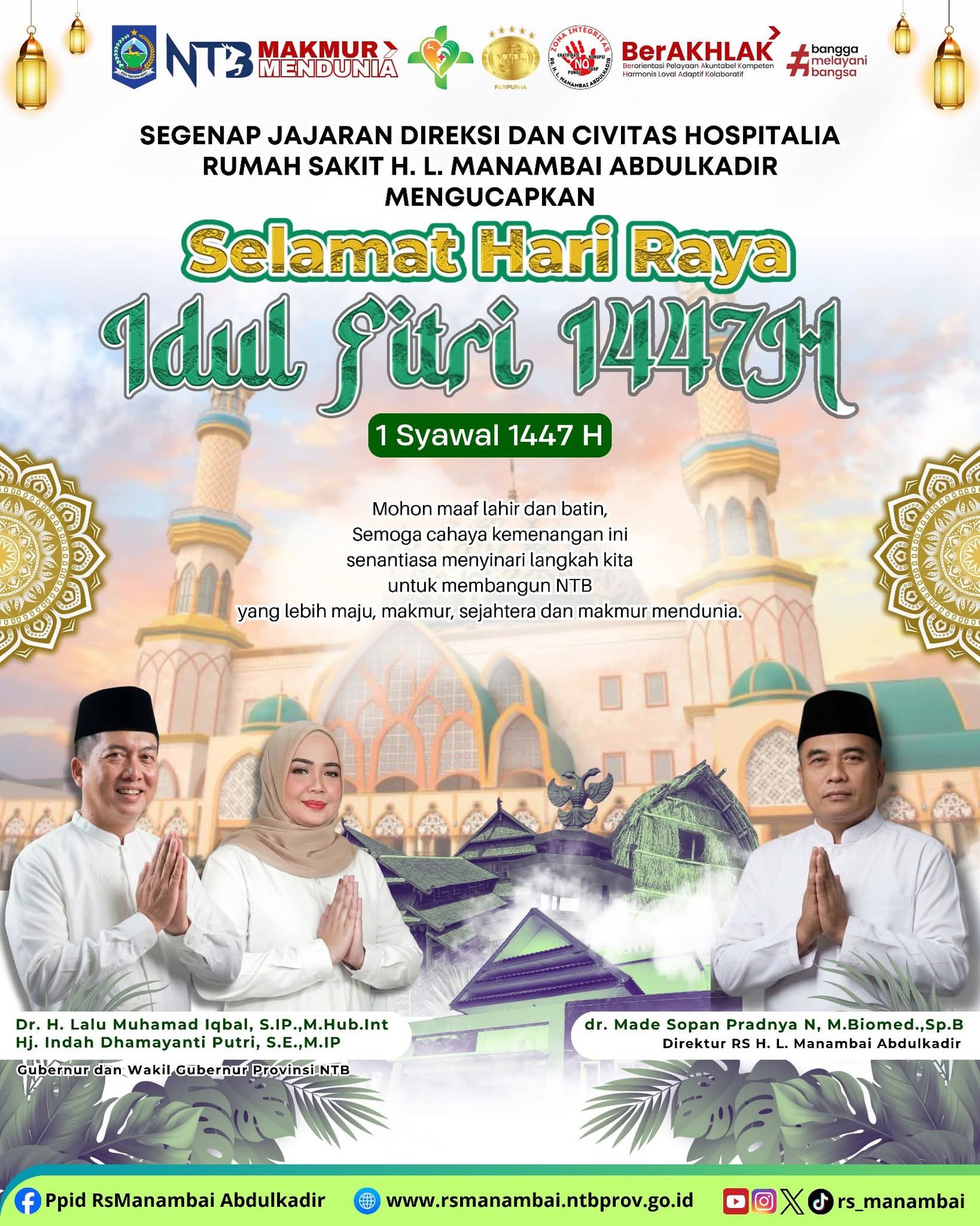 Selamat Hari Raya Idul Fitri 1 Syawal 1447 H