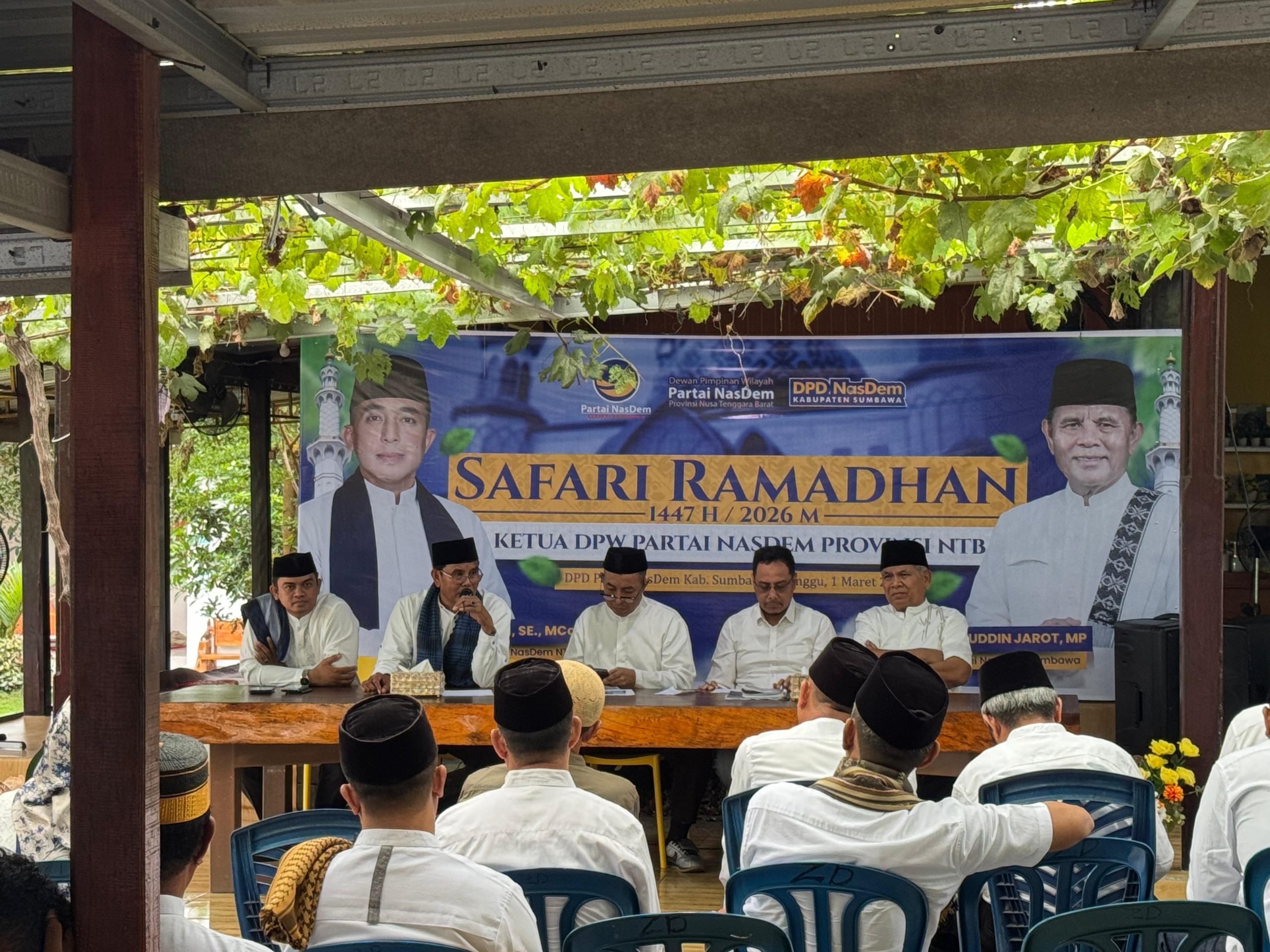 Safari Konsolidasi DPW Nasdem NTB, Mori Hanafi Tekankan Kekompakan