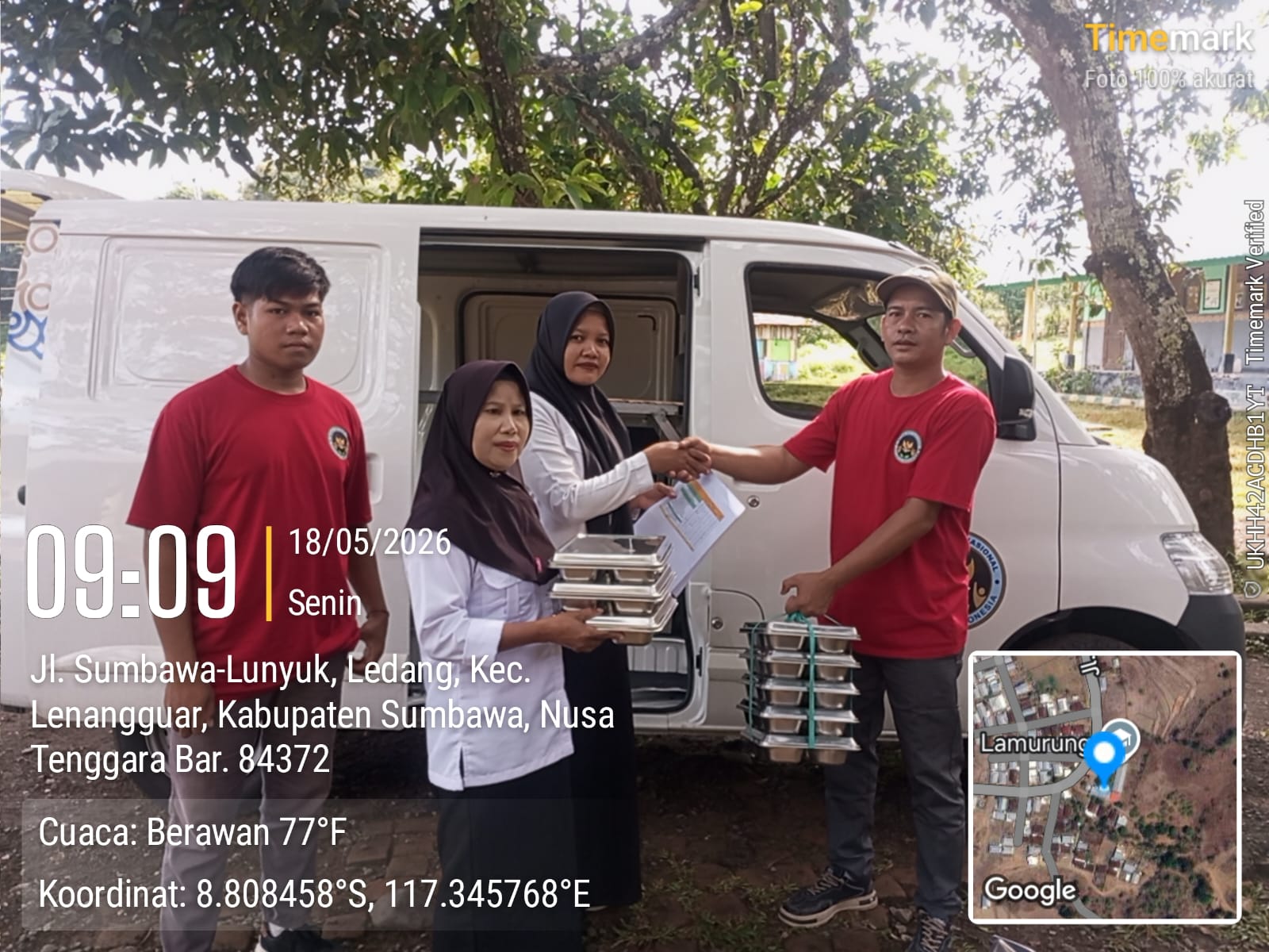MBG Perdana Didistribusi, 1.149 Anak di Lenangguar Terlayani  dengan Baik