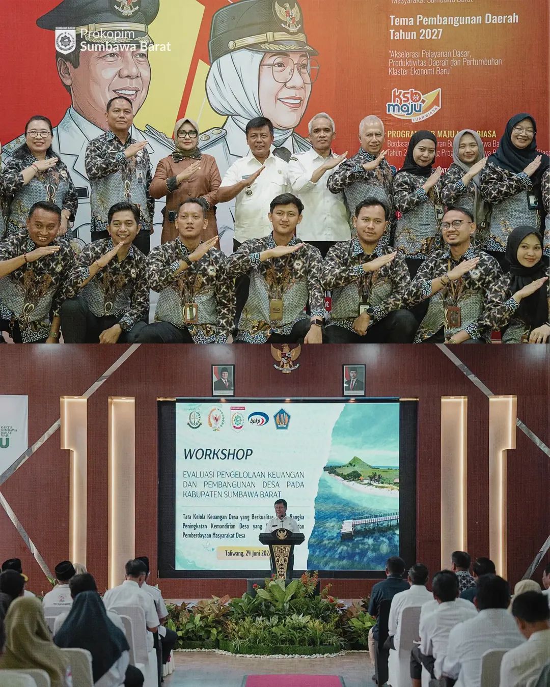 Bersama BPKP NTB Pemda KSB Perkuat Tata Kelola Keuangan Desa