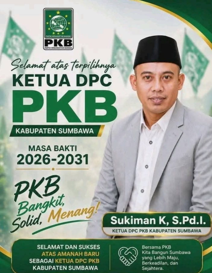 PKB Sumbawa Bidik Kursi di Semua Dapil, Sukiman Siapkan Mesin Partai Total