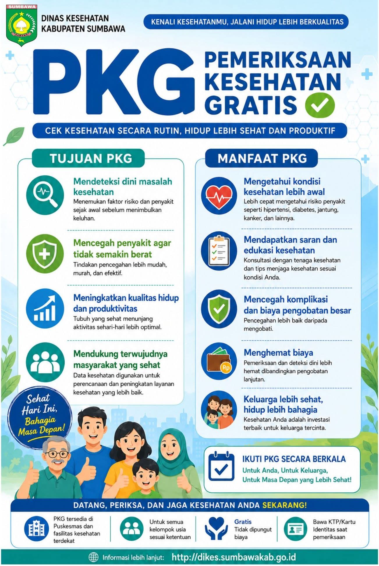 Dinkes Sumbawa Gencarkan Pemeriksaan Kesehatan Gratis di Puskesmas untuk Deteksi Dini Penyakit Dinkes Sumbawa Gencarkan Pemeriksaan Kesehatan Gratis di Puskesmas untuk Deteksi Dini Penyakit