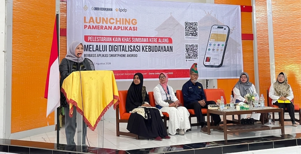 Dorong Digitalisasi Kain Tenun Khas Sumbawa, Dekranasda Luncurkan Aplikasi ‘Kre Alang’